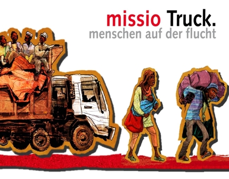 Der Missio-Truck zum Thema Flucht kommt an unsere Schule